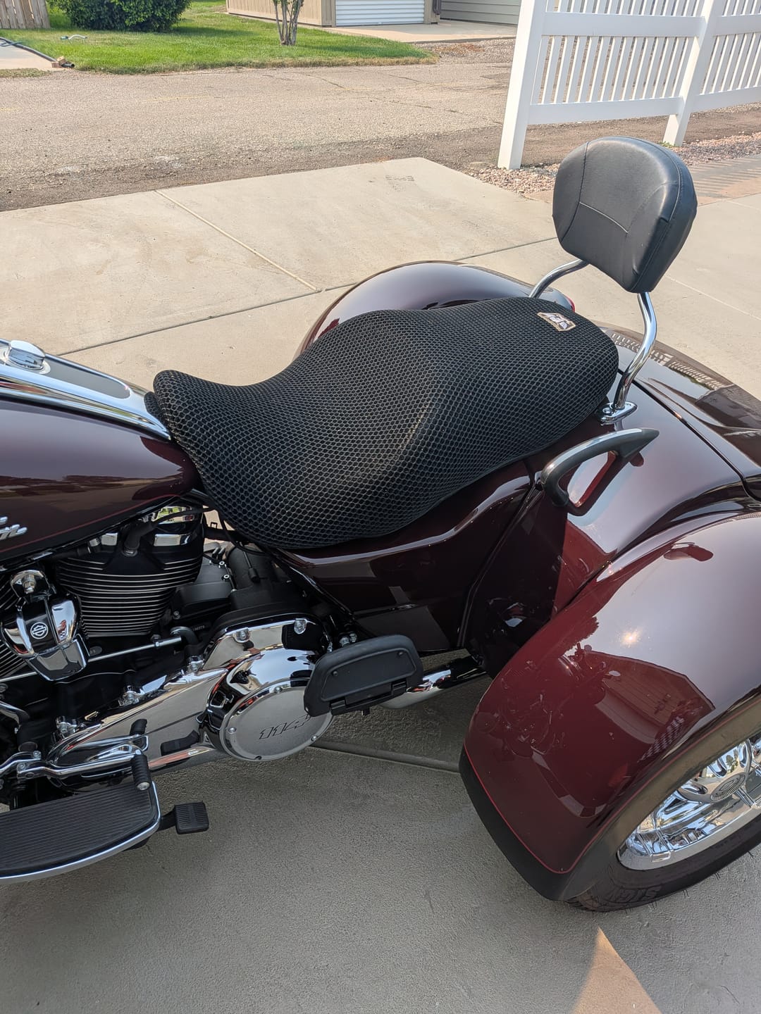 Customer photo review of Wind Rider Seat Cover