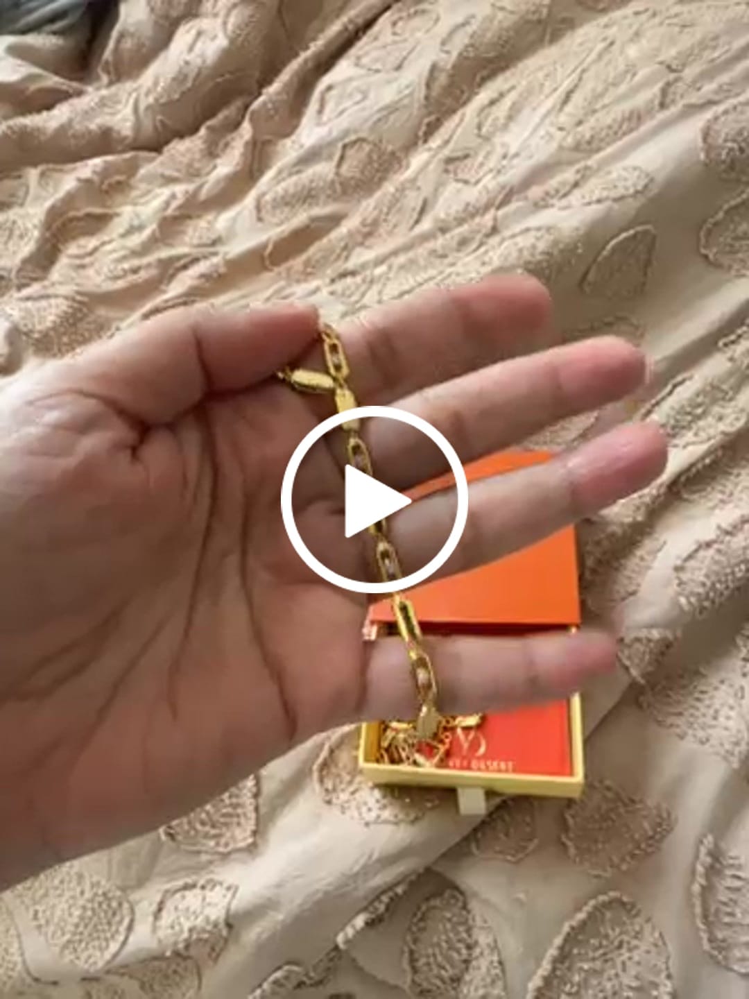 Customer video review of Toulouse Drop Necklace