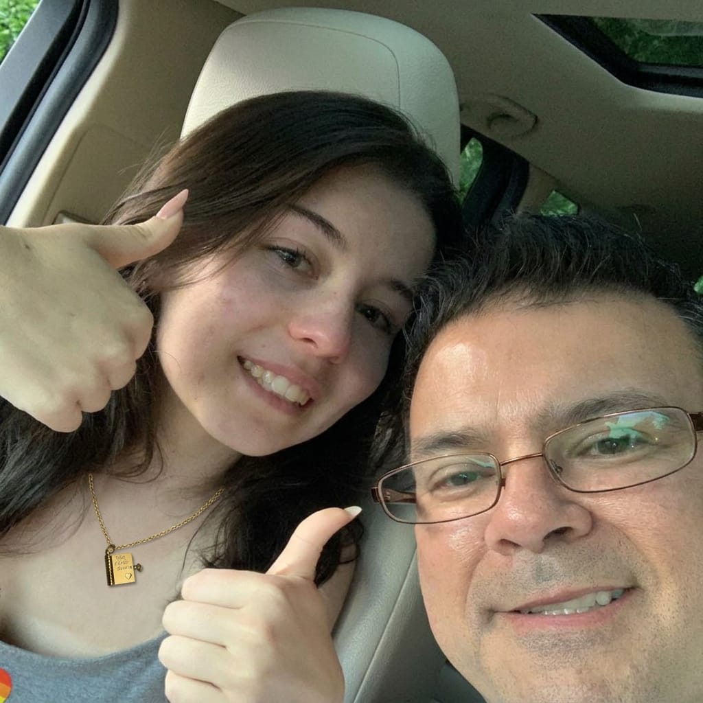 Customer photo review of Hidden Letter Necklace™