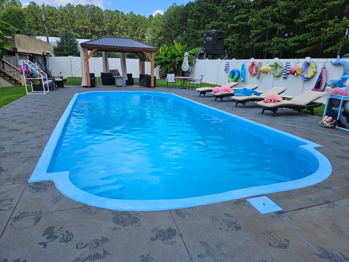 Customer photo review of GLB Aqua Silk Chlorine-Free Shock Oxidizer for Pools