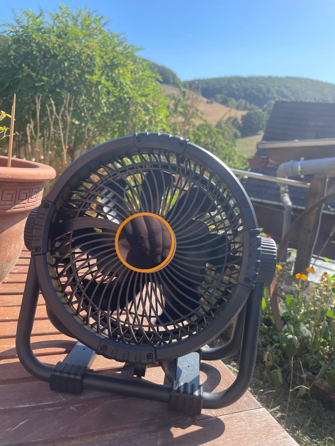Customer photo review of BougeRV F01 Outdoor-Ventilator Schwarz
