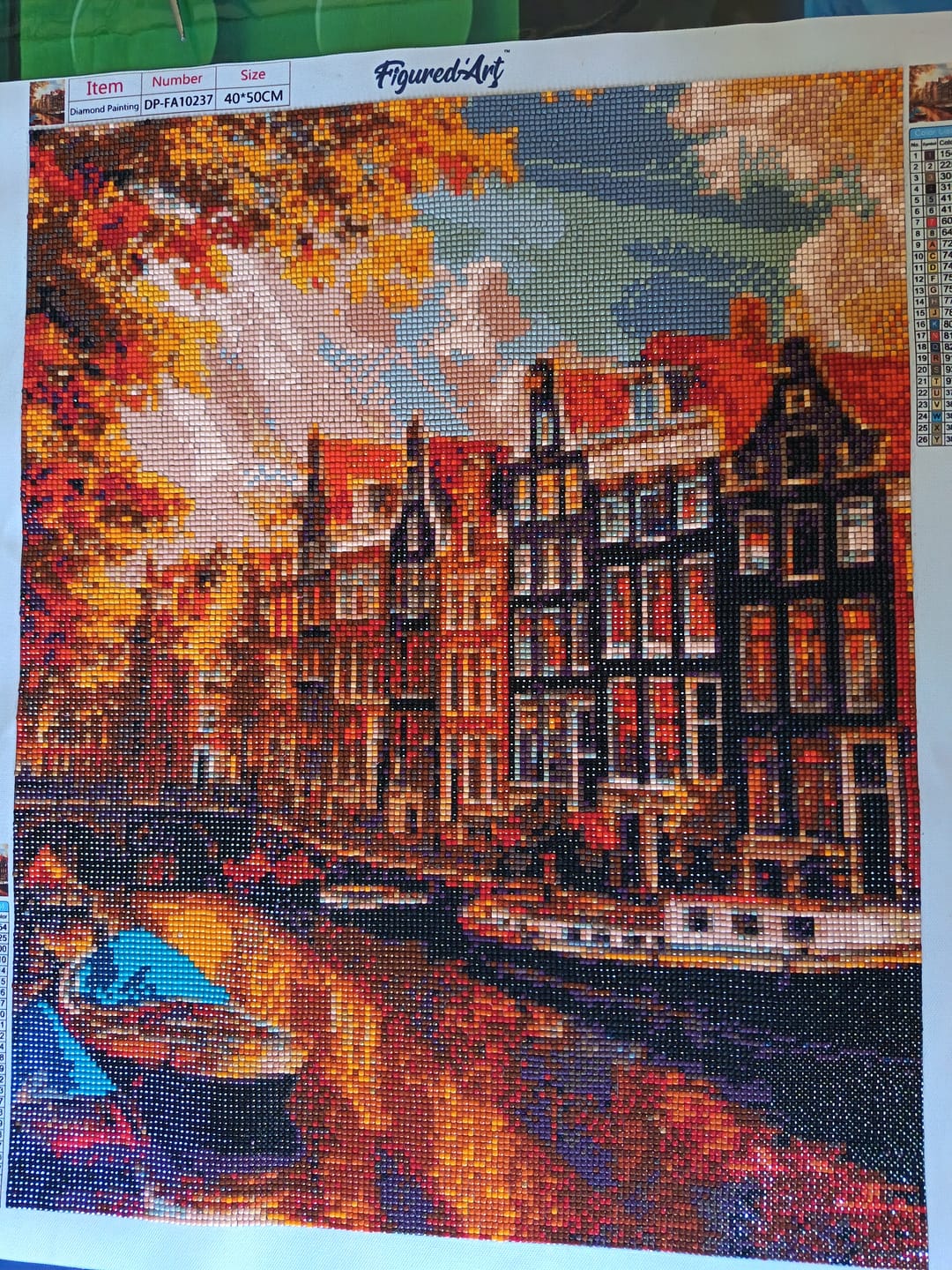 Customer photo review of Broderie Diamant - Soleil à Amsterdam