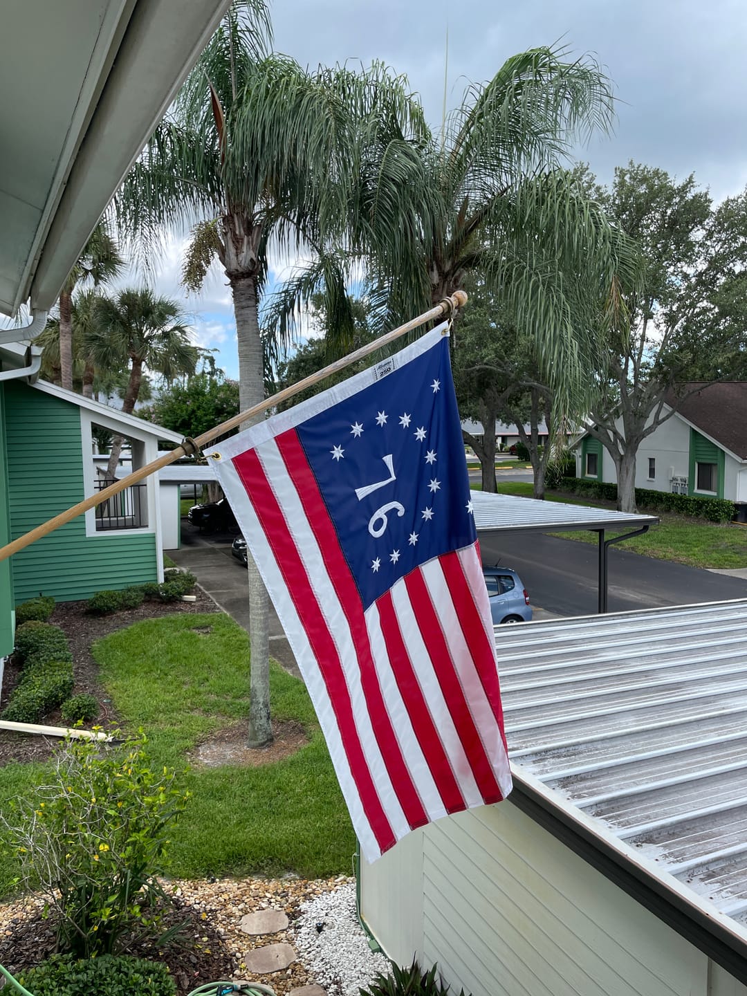 Customer photo review of 3' x 5' Bennington Flag