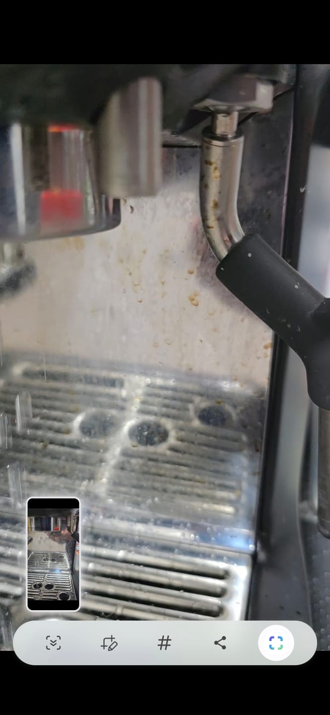 Customer photo review of High Diffusion Espresso Shower Screen - Breville