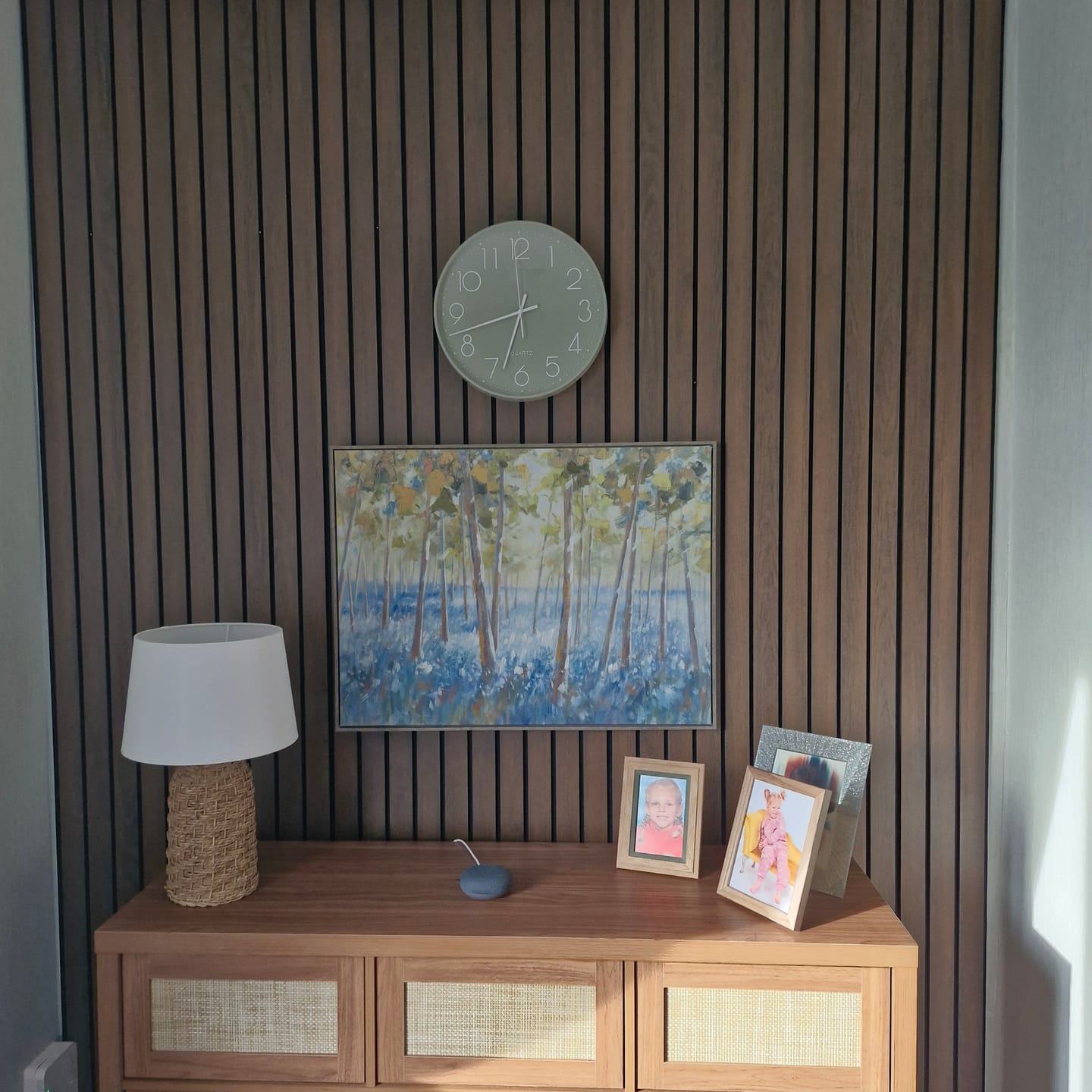 Customer photo review of Premium Acoustic Slatted Wall Panel - 50mm thickness (Multiple Colours)