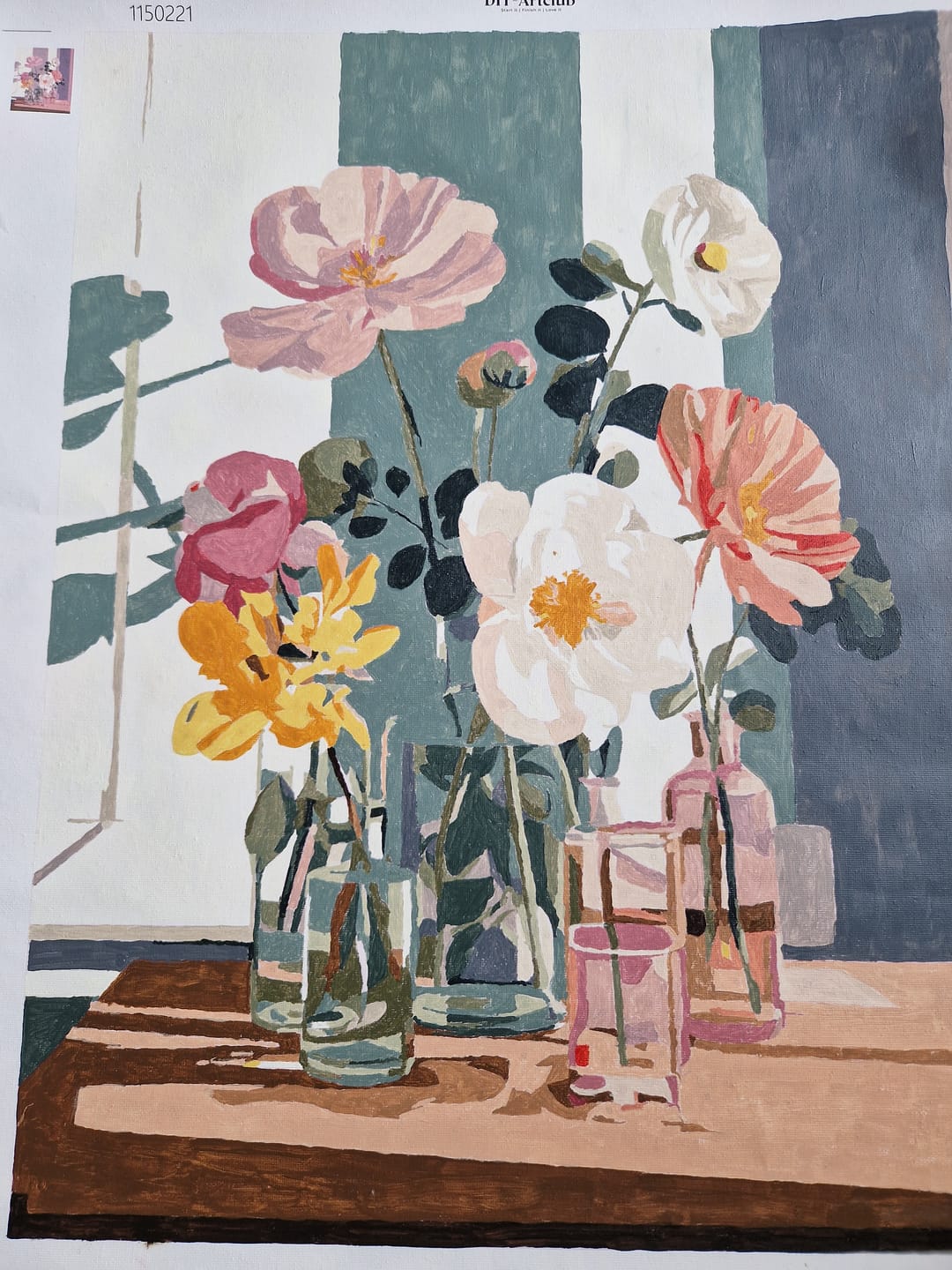 Customer photo review of Beauty in glass | Paint by Number