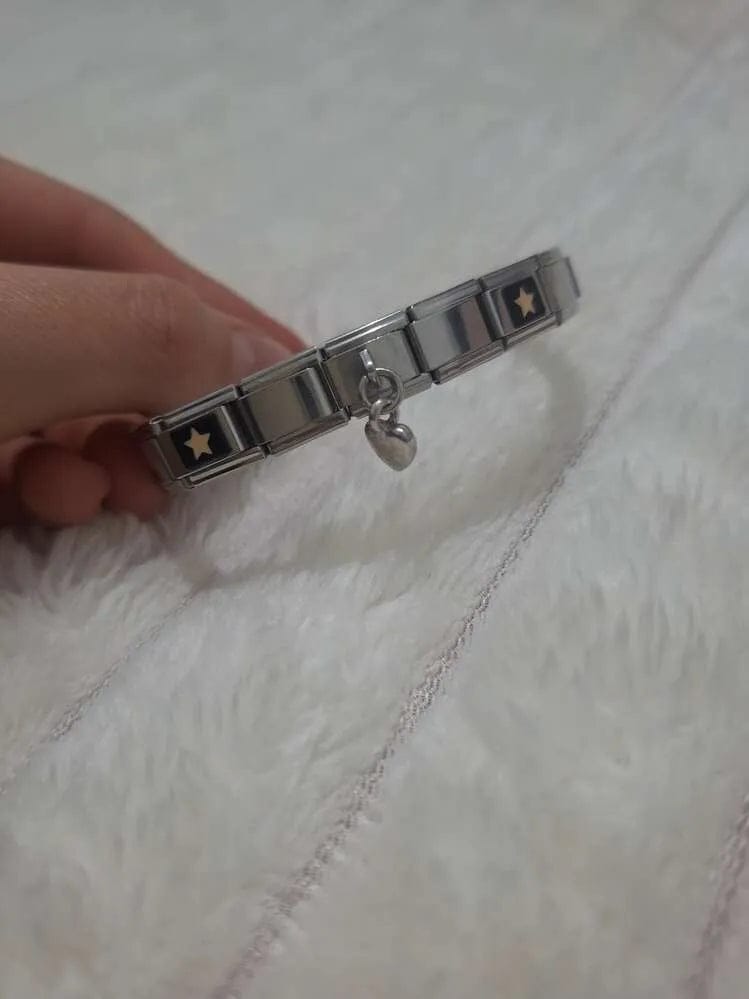 Customer photo review of Brazalete Italiano Plateado