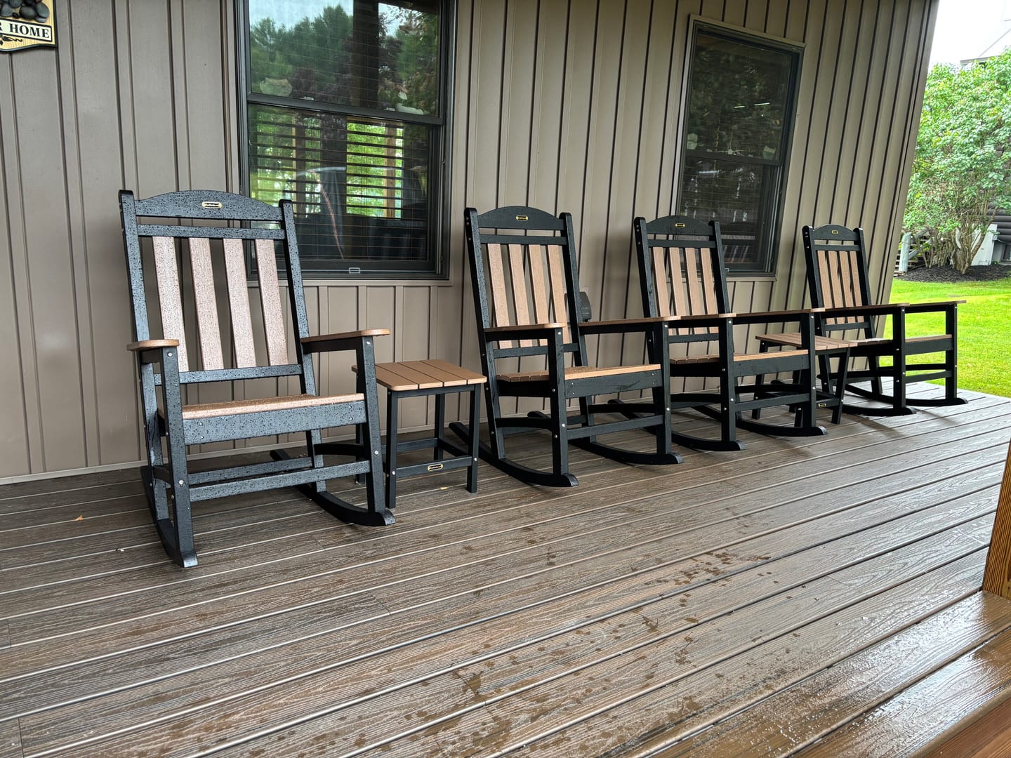 Customer photo review of 15" Square Side Table