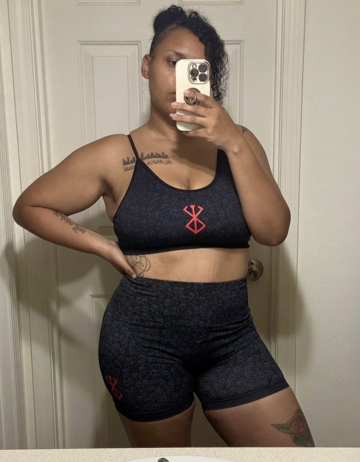Customer photo review of Sacrifice Seamless Bra