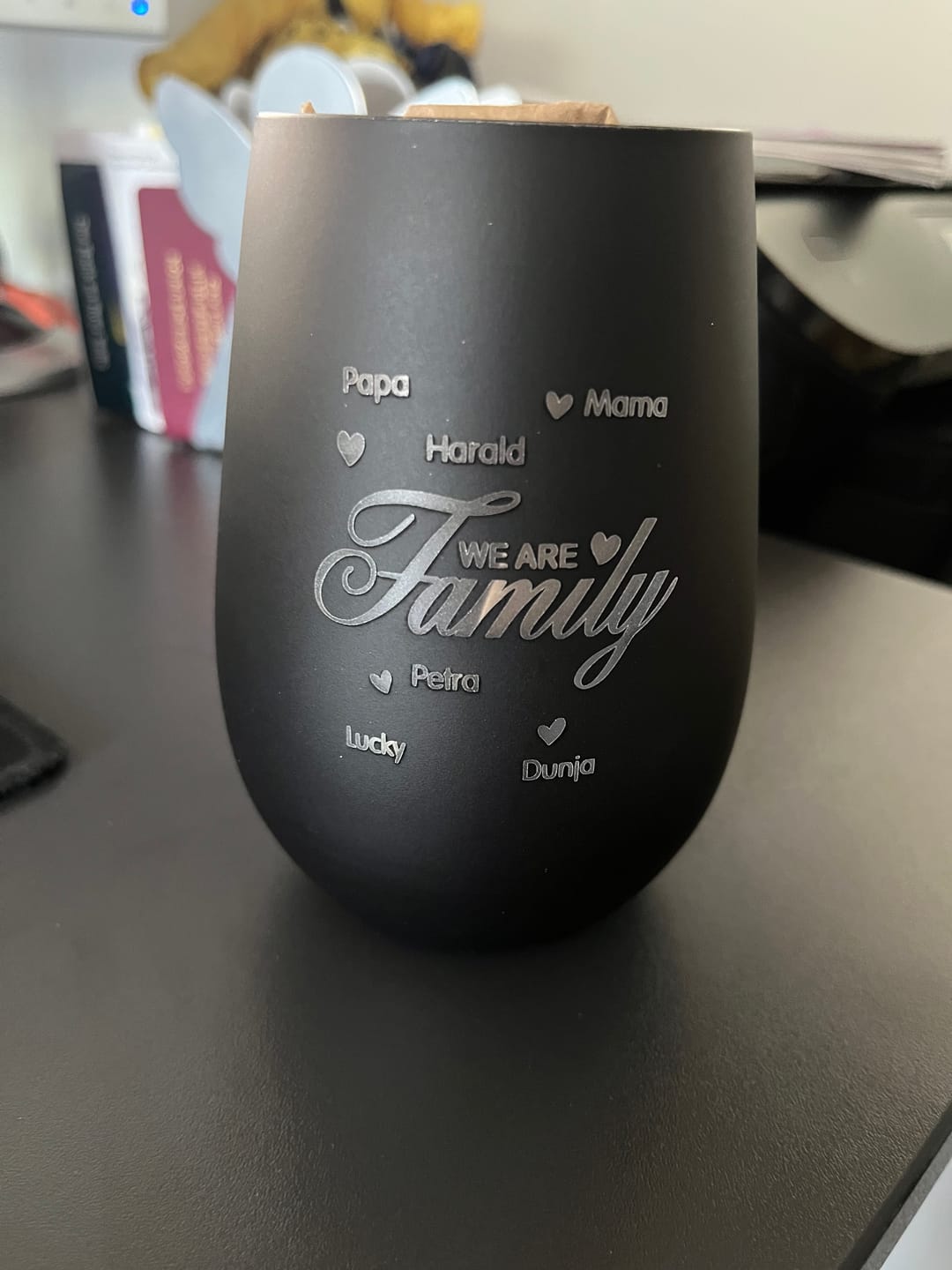 Customer photo review of We are Family - Familien-Windlicht