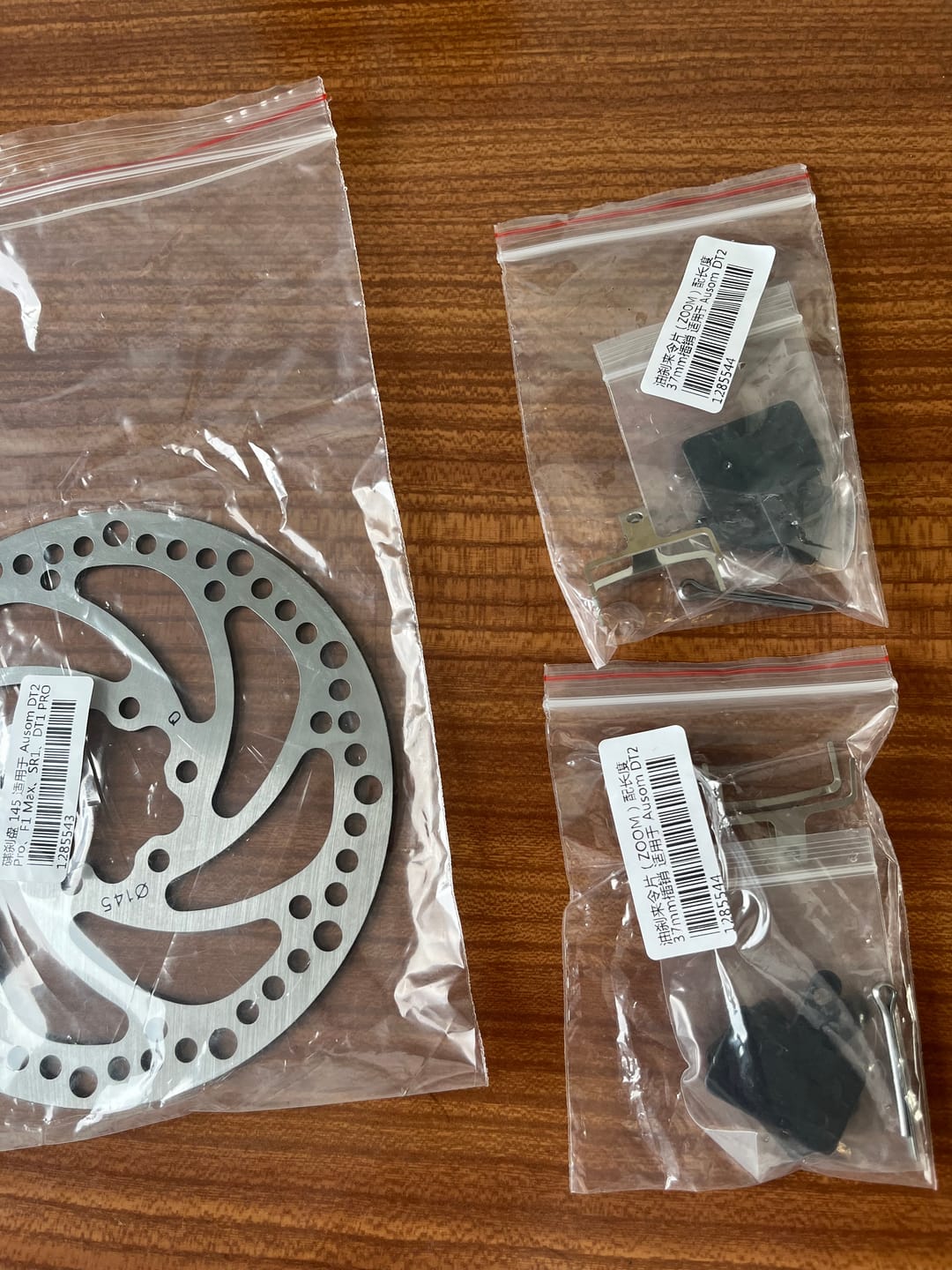 Customer photo review of Ausom DT2 Pro/F1 Max/SR1 Brake Pads