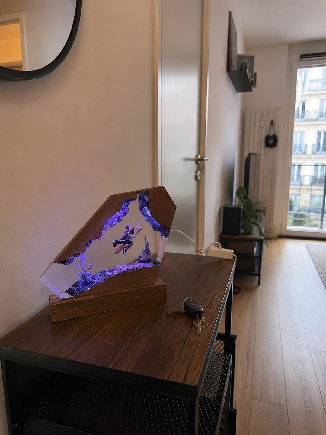 Customer photo review of Zauberwelt Harzlampe mit LED-Licht