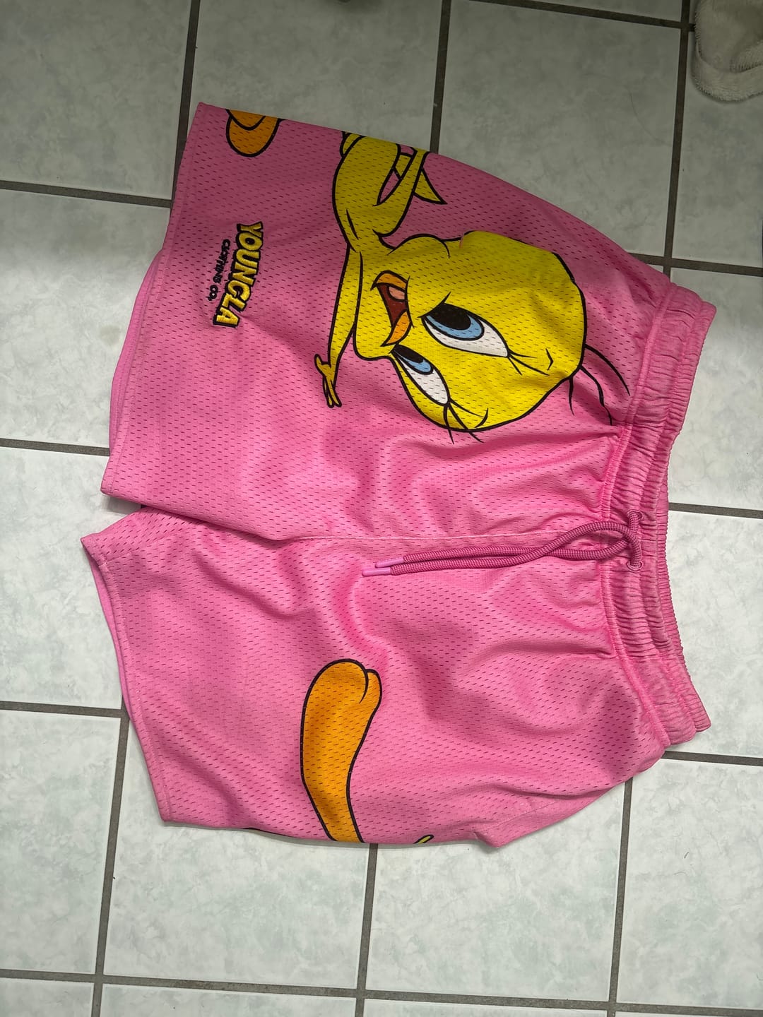 Customer photo review of 1098 - Looney Tunes Basketball Shorts