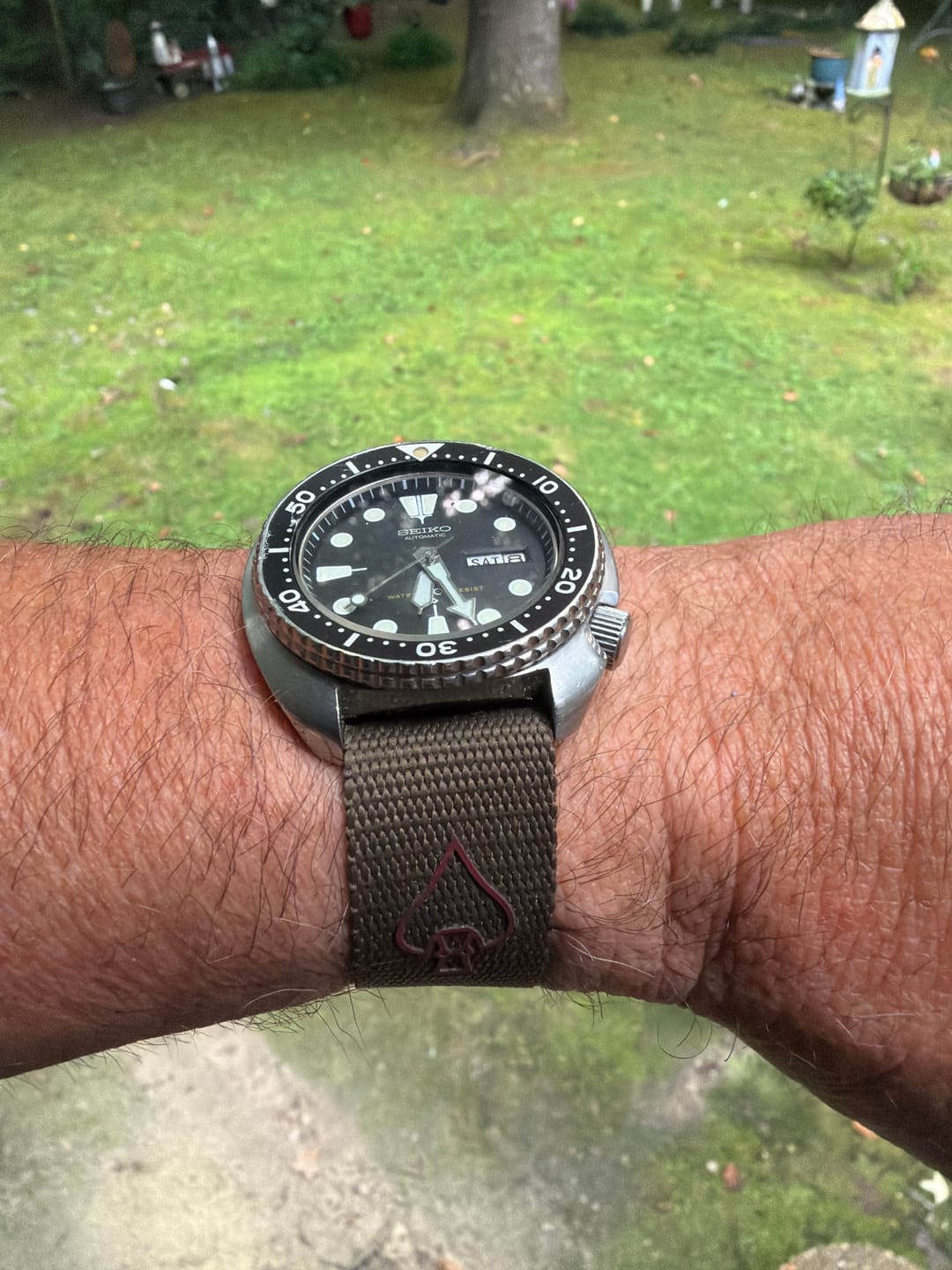 Customer photo review of NOFORN Single-Pass Watch Strap