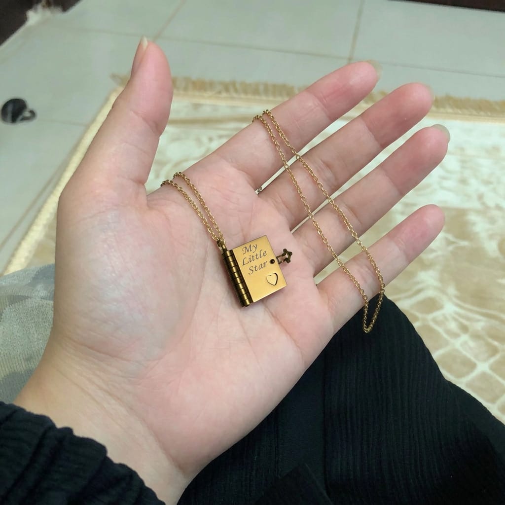 Customer photo review of Hidden Letter Necklace™