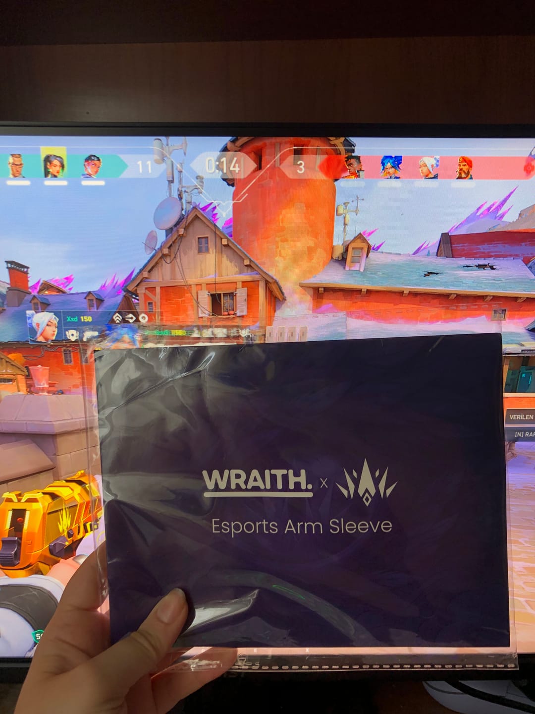 Customer photo review of Wraith Esports [BBL Edition] Arm Sleeve