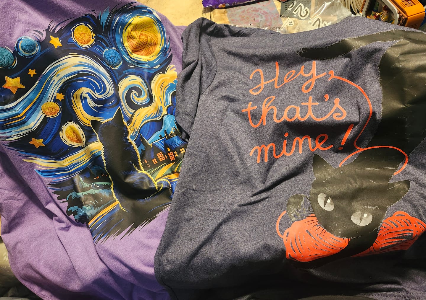Customer photo review of Hey, That's Mine! T-shirt