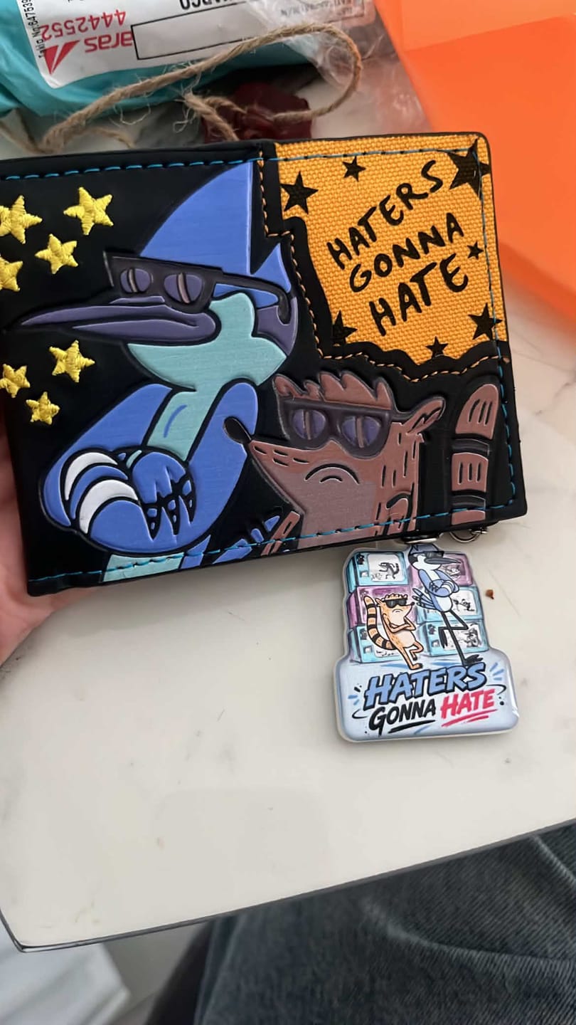 Customer photo review of Regular Show Cüzdan