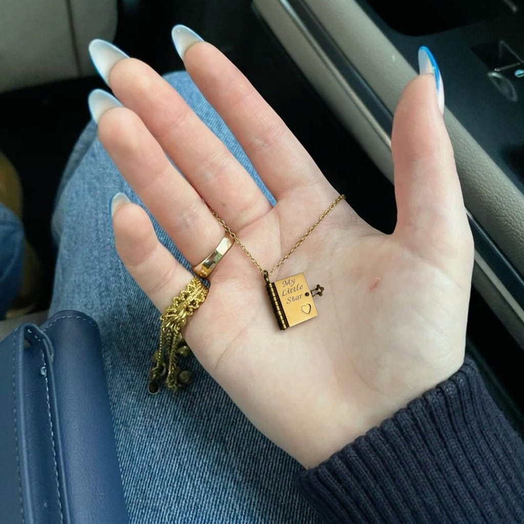 Customer photo review of Hidden Letter Necklace™