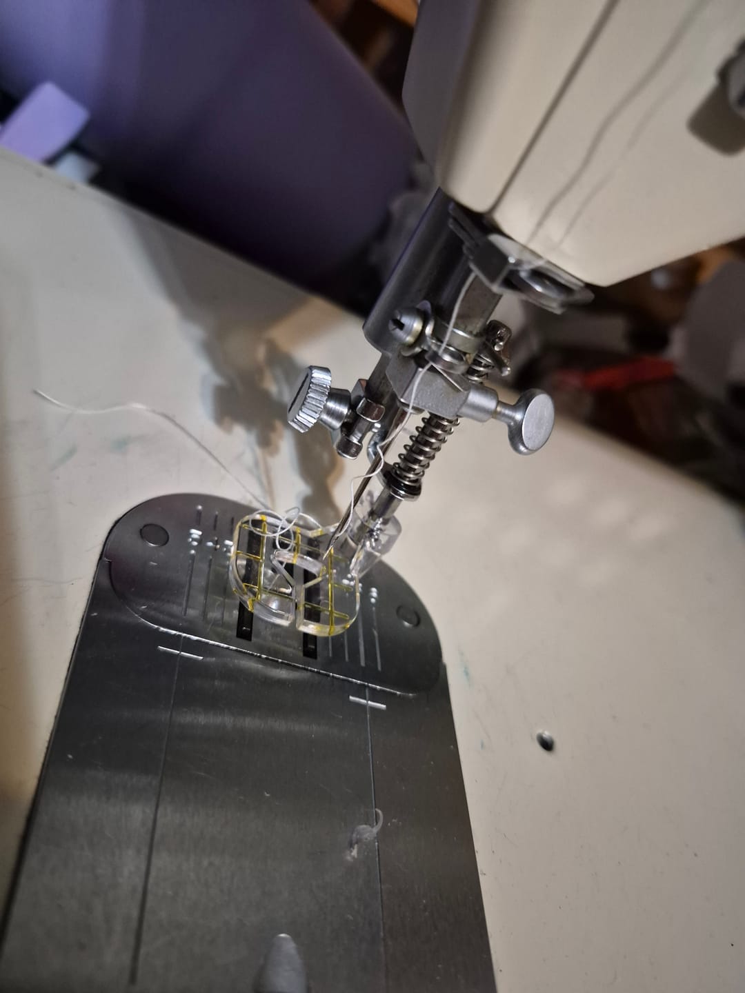 Customer photo review of Free Motion Guide Foot, Slant Shank #P60417
