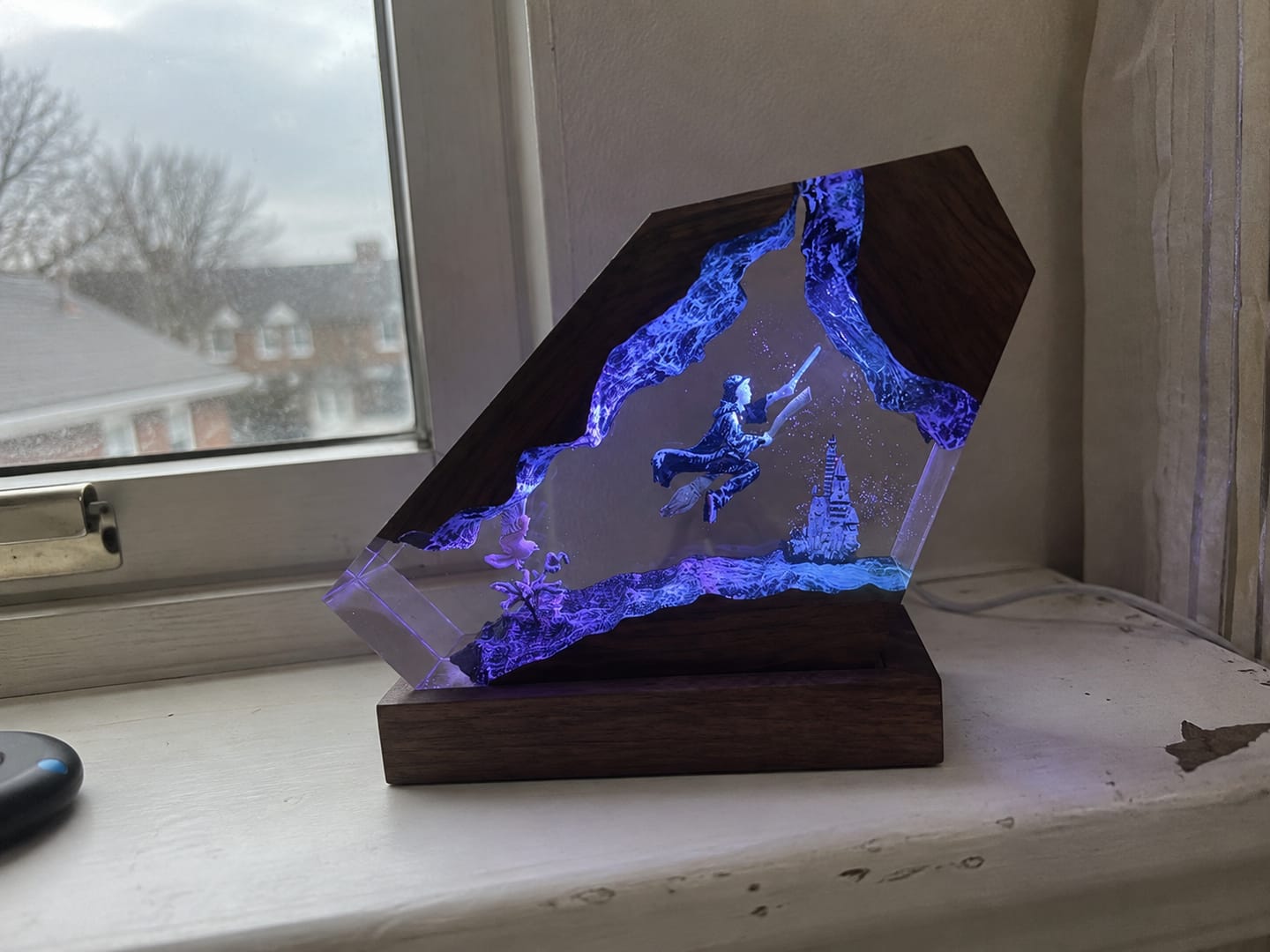 Customer photo review of Zauberwelt Harzlampe mit LED-Licht