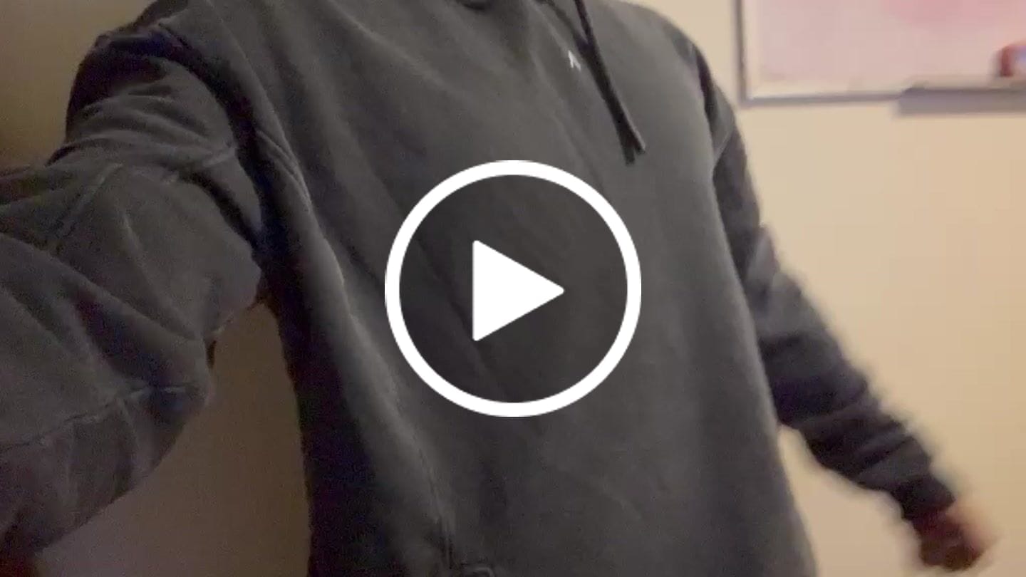 Customer video review of Essential Hoodie Wash Grey