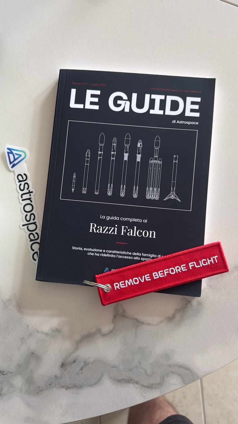 Customer photo review of La Guida completa ai Razzi Falcon con portachiavi "Remove Before Flight"
