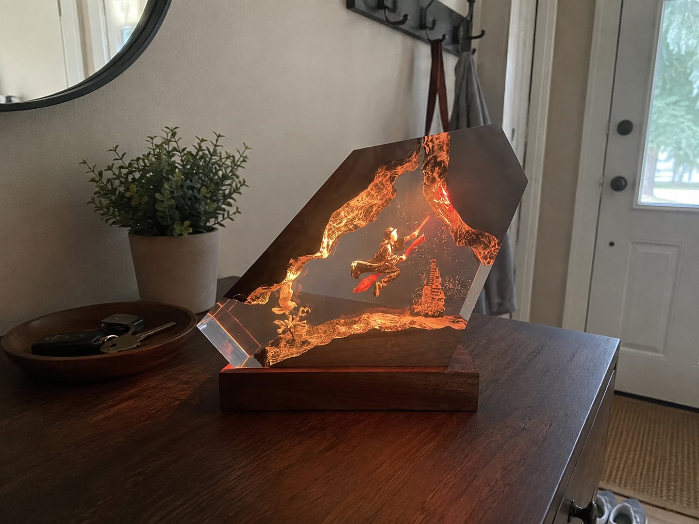 Customer photo review of Zauberwelt Harzlampe mit LED-Licht