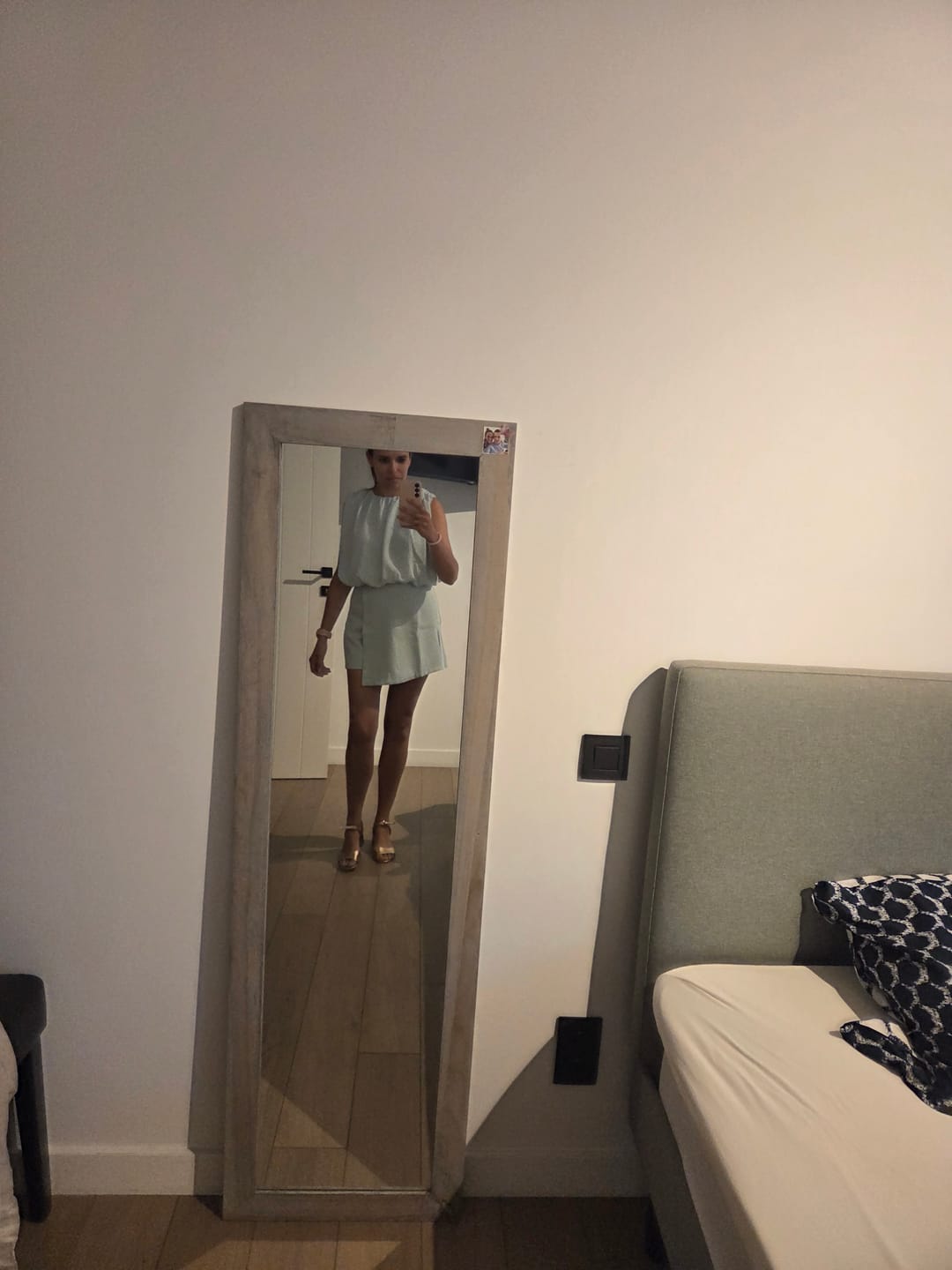 Customer photo review of TIFFANY PASTEL MINT SKORT DRESS