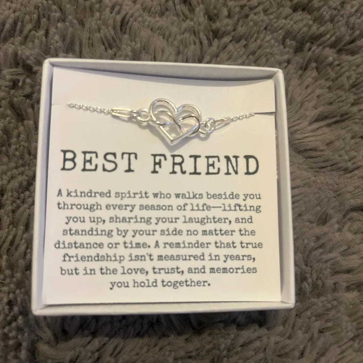 Customer photo review of Heart Infinity Bracelet