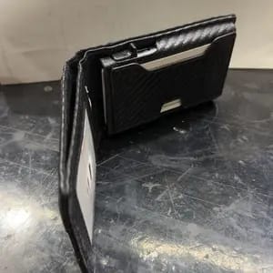 Customer photo review of VaultGuard™ Leather RFID Pop-Up Wallet