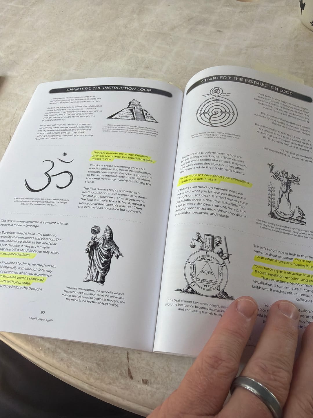 Customer photo review of The Frequency Notebook