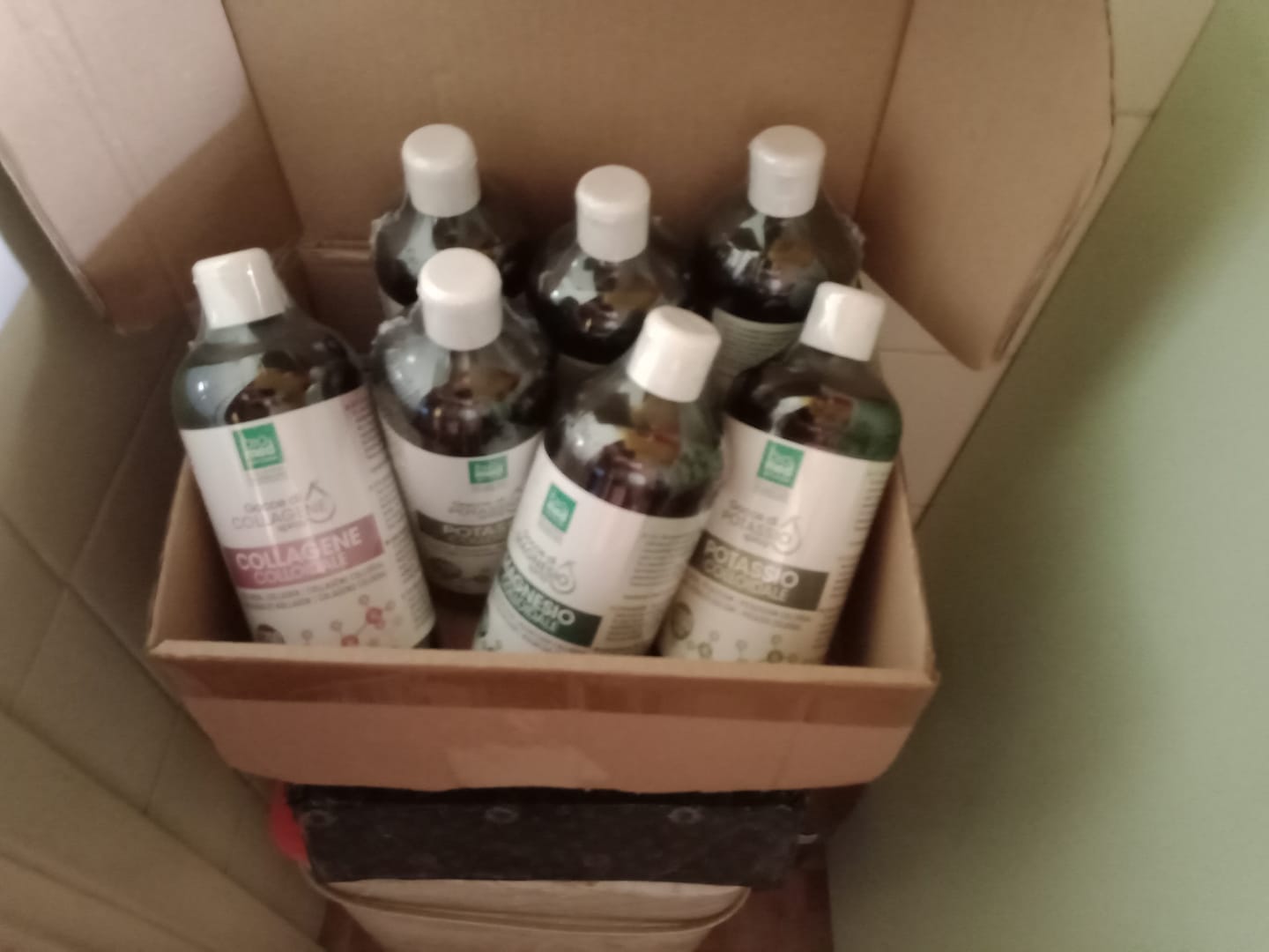 Customer photo review of Silicio colloidale spray sublinguale 350 ppm - 500 ml