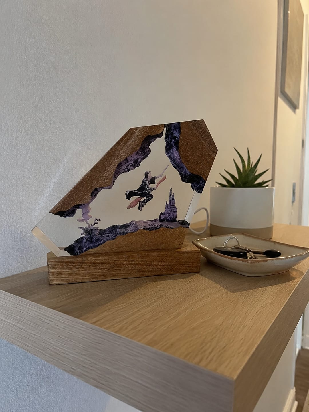 Customer photo review of Zauberwelt Harzlampe mit LED-Licht