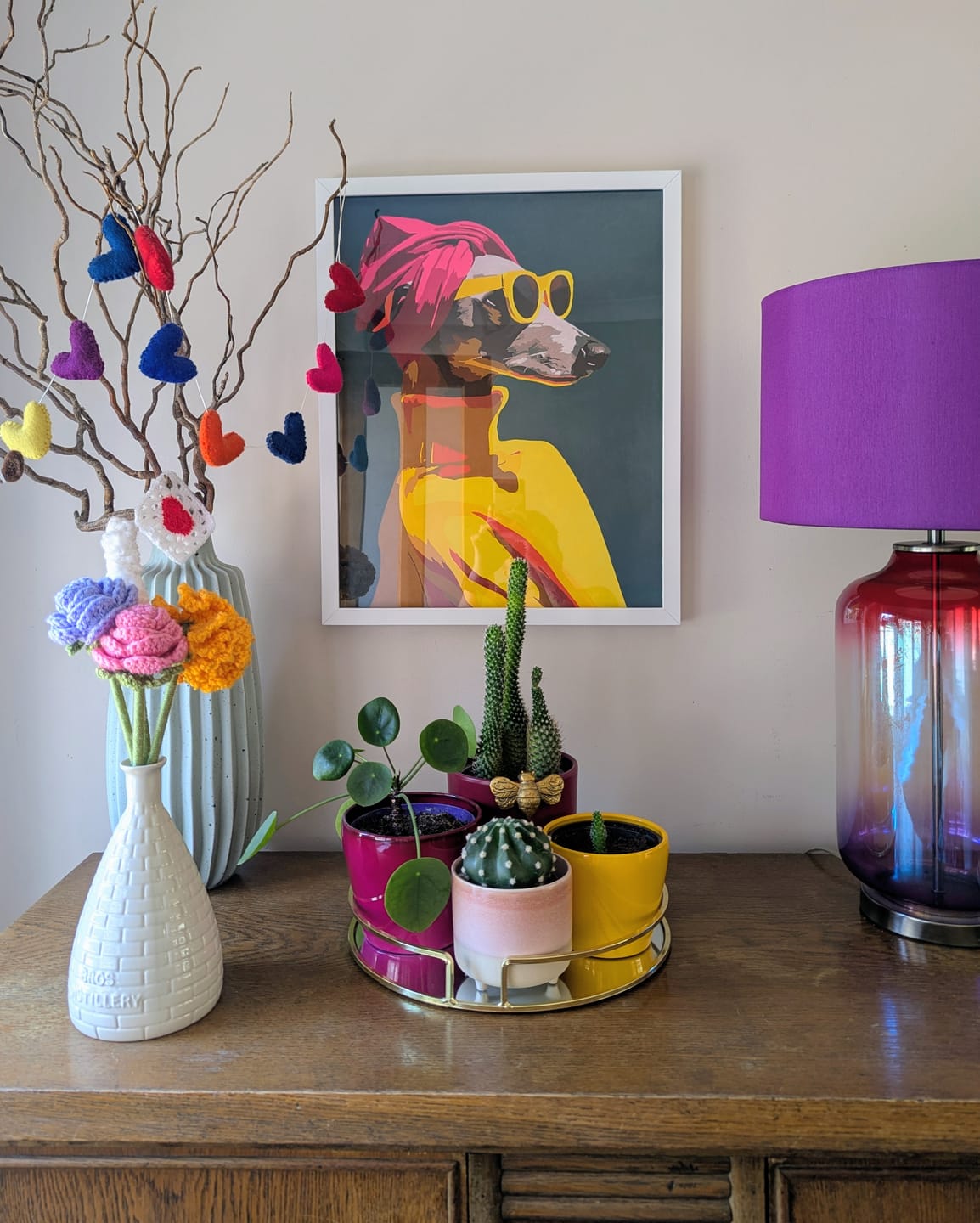 Customer photo review of Greyhound in Style | Paint by Number