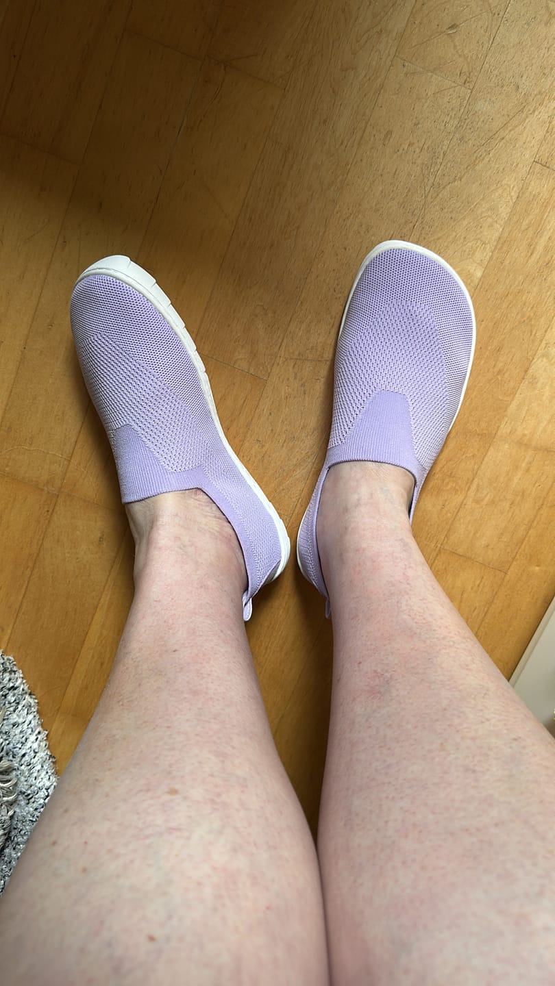 Customer photo review of Vaistoa Lempeä 3 slip on -paljasjalkakengät