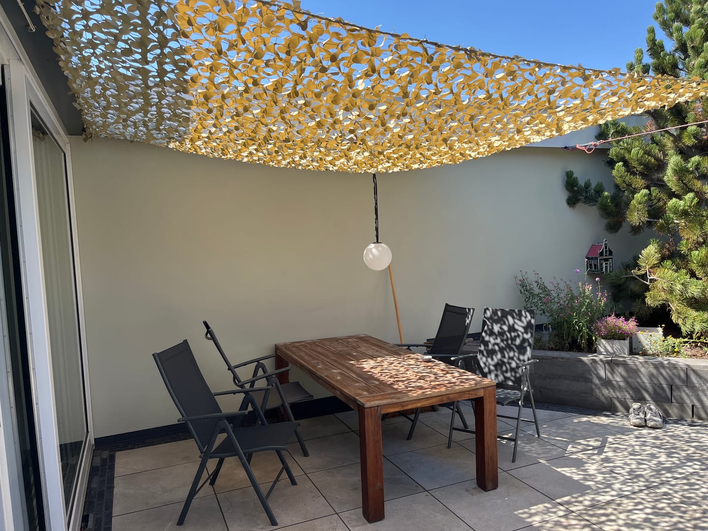 Customer photo review of Beige camouflagenet