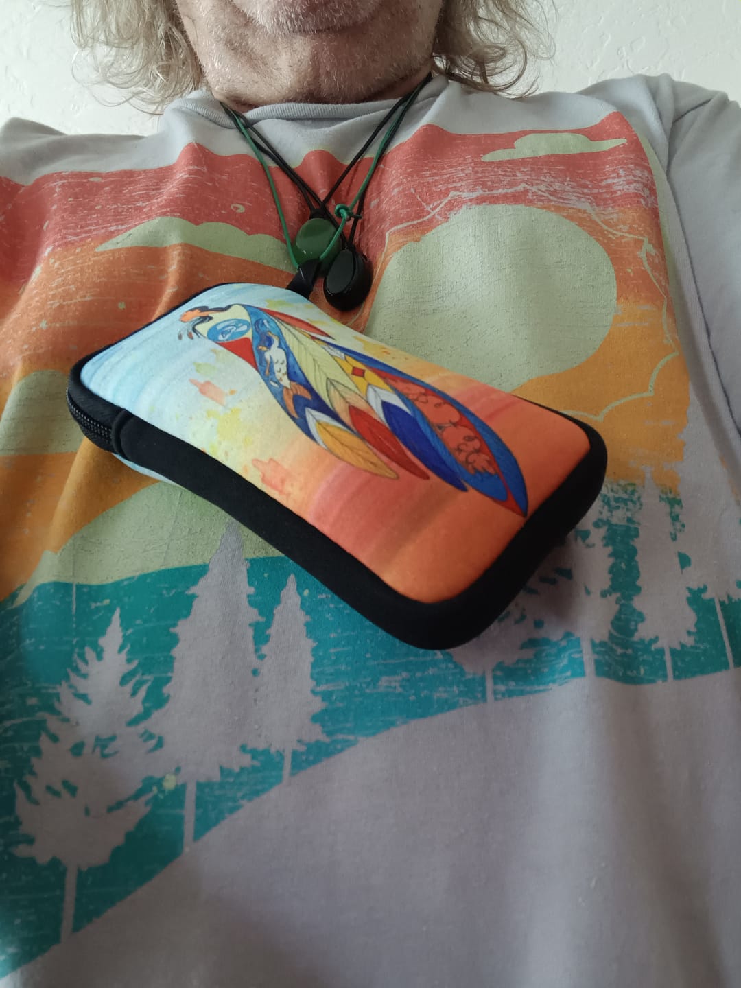 Customer photo review of Native American Eyeglasses Case