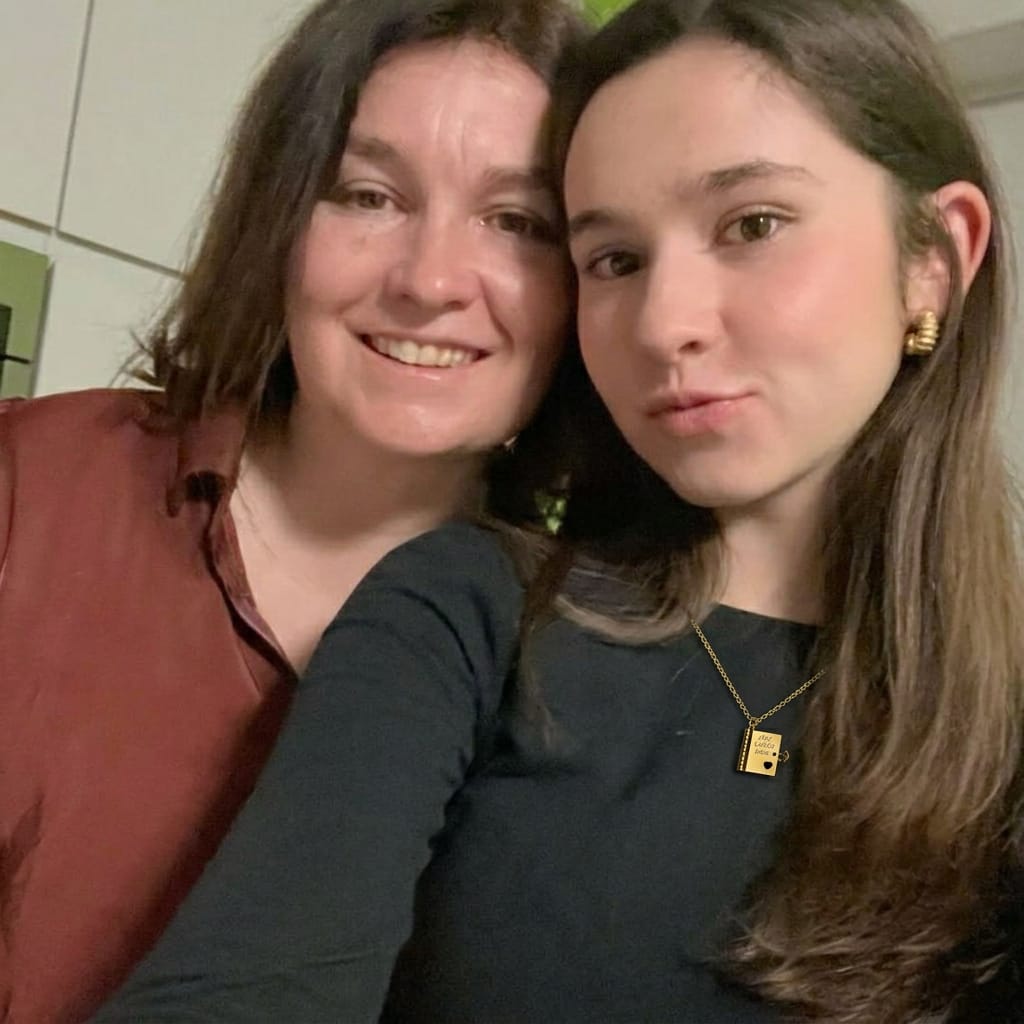Customer photo review of Hidden Letter Necklace™
