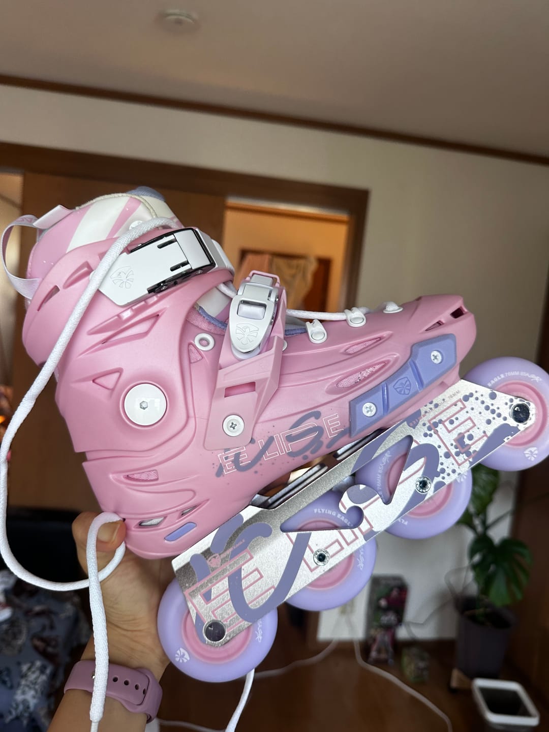 Customer photo review of Flying Eagle F5S+ Eclipse Pink Skates