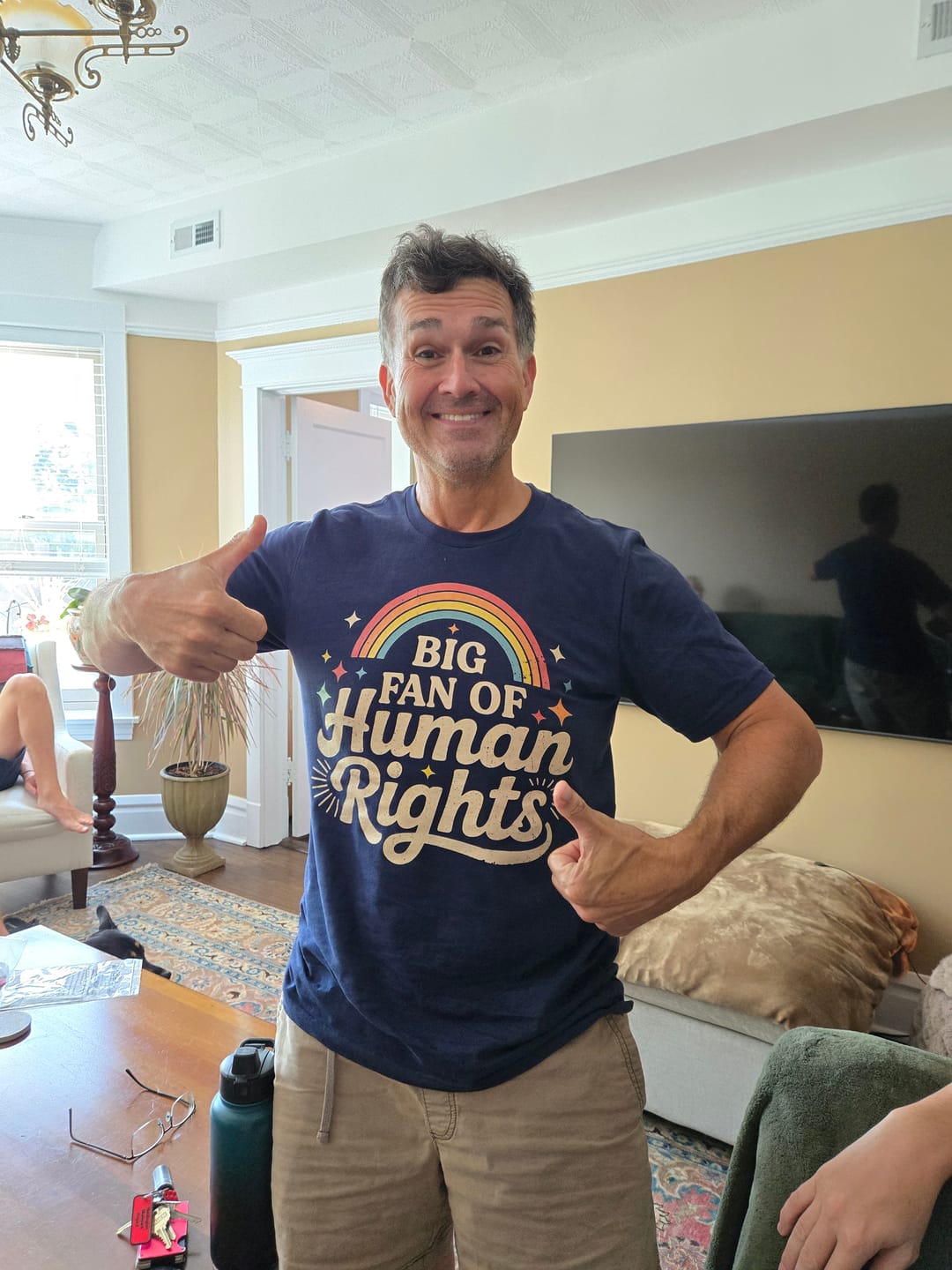 Customer photo review of Big Fan Of Human Right 03 Unisex T-Shirt