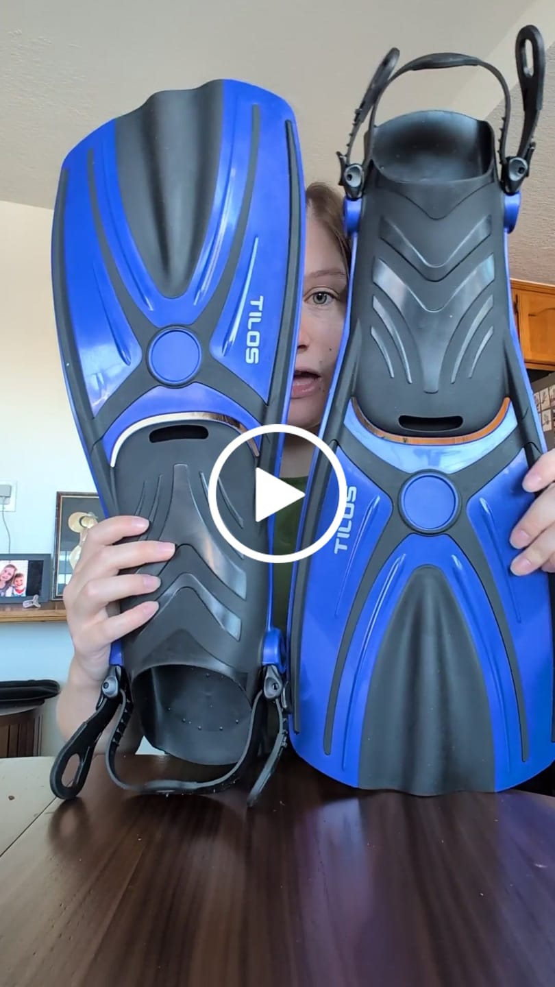 Customer video review of Tilos Aubade Open Heel Fin