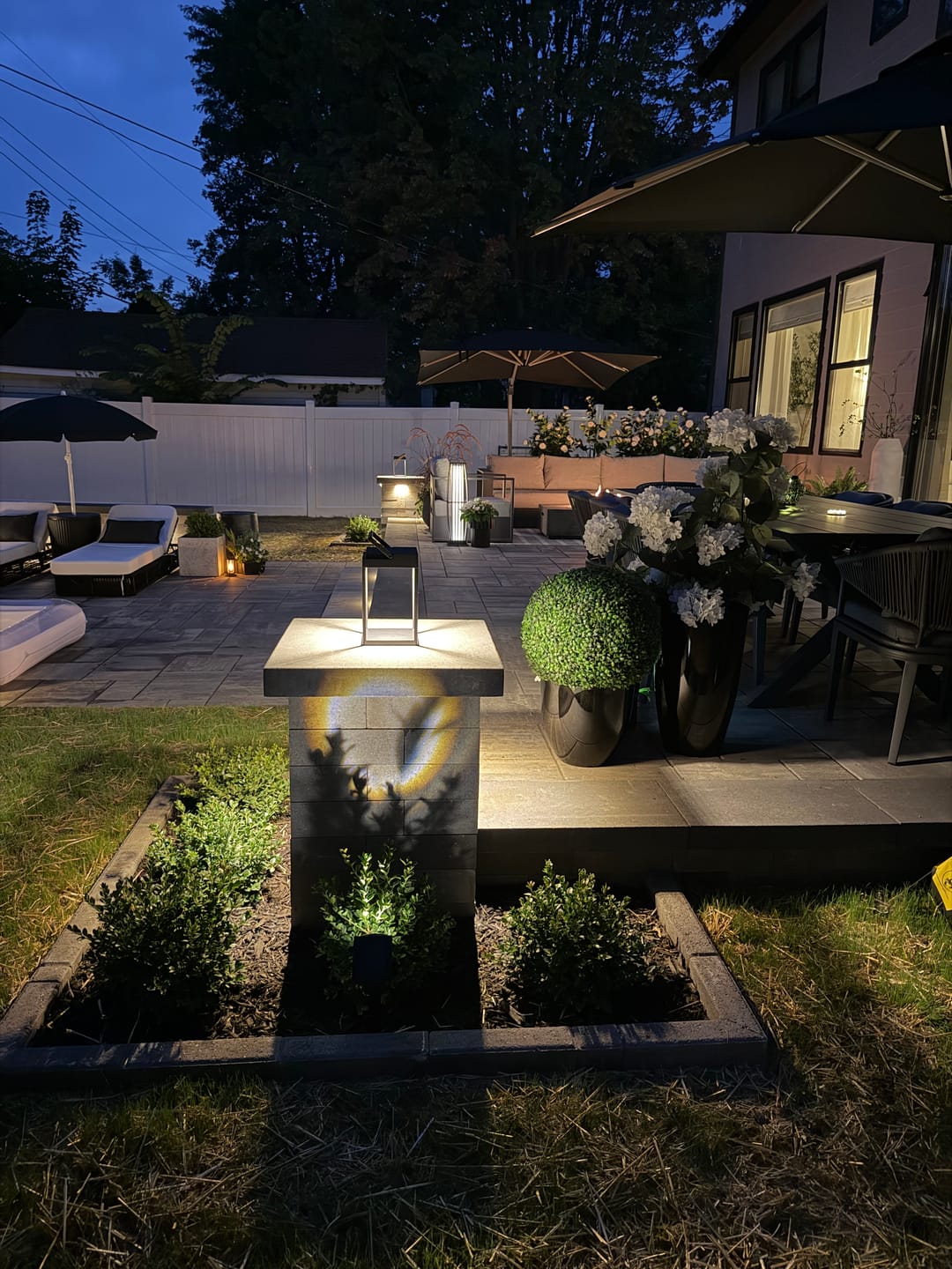 Customer photo review of Luxury Metal Solar Lantern