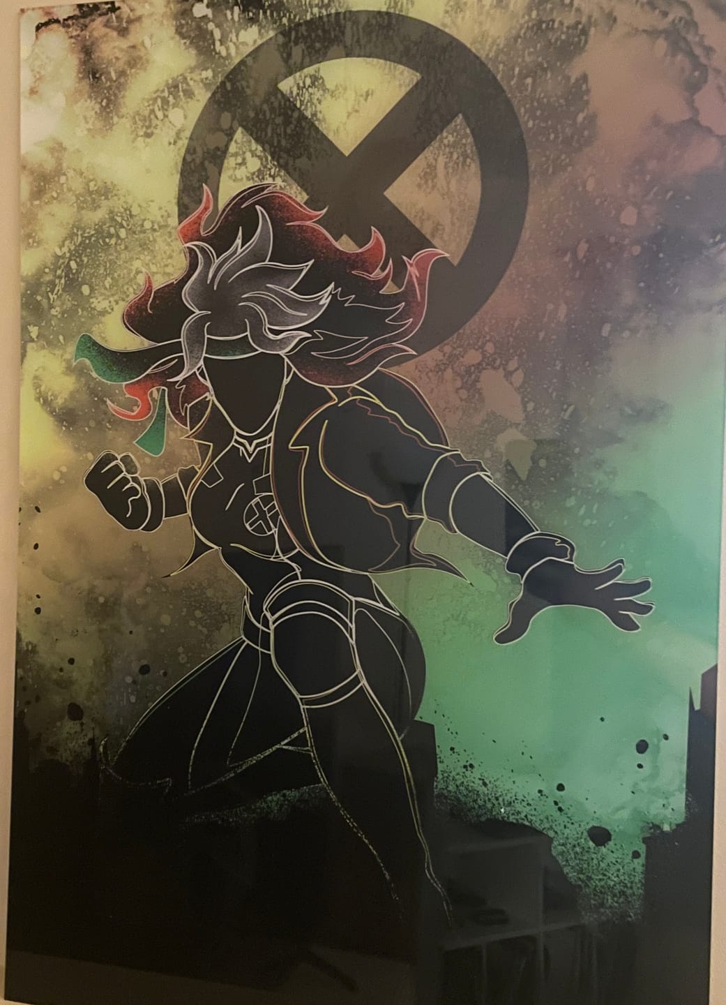 Customer photo review of Soul of the Strained Powers Plexi Glass Wall Art