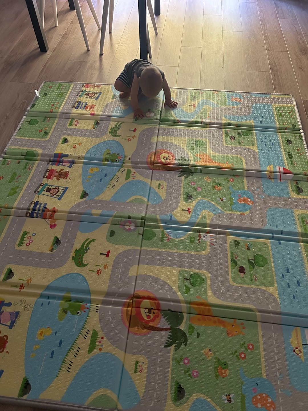 Customer photo review of Tapis d'éveil pliable anti-choc XXL