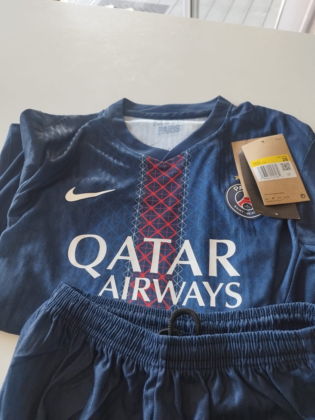 Customer photo review of Kits Enfant PSG Back 2 Back Domicile