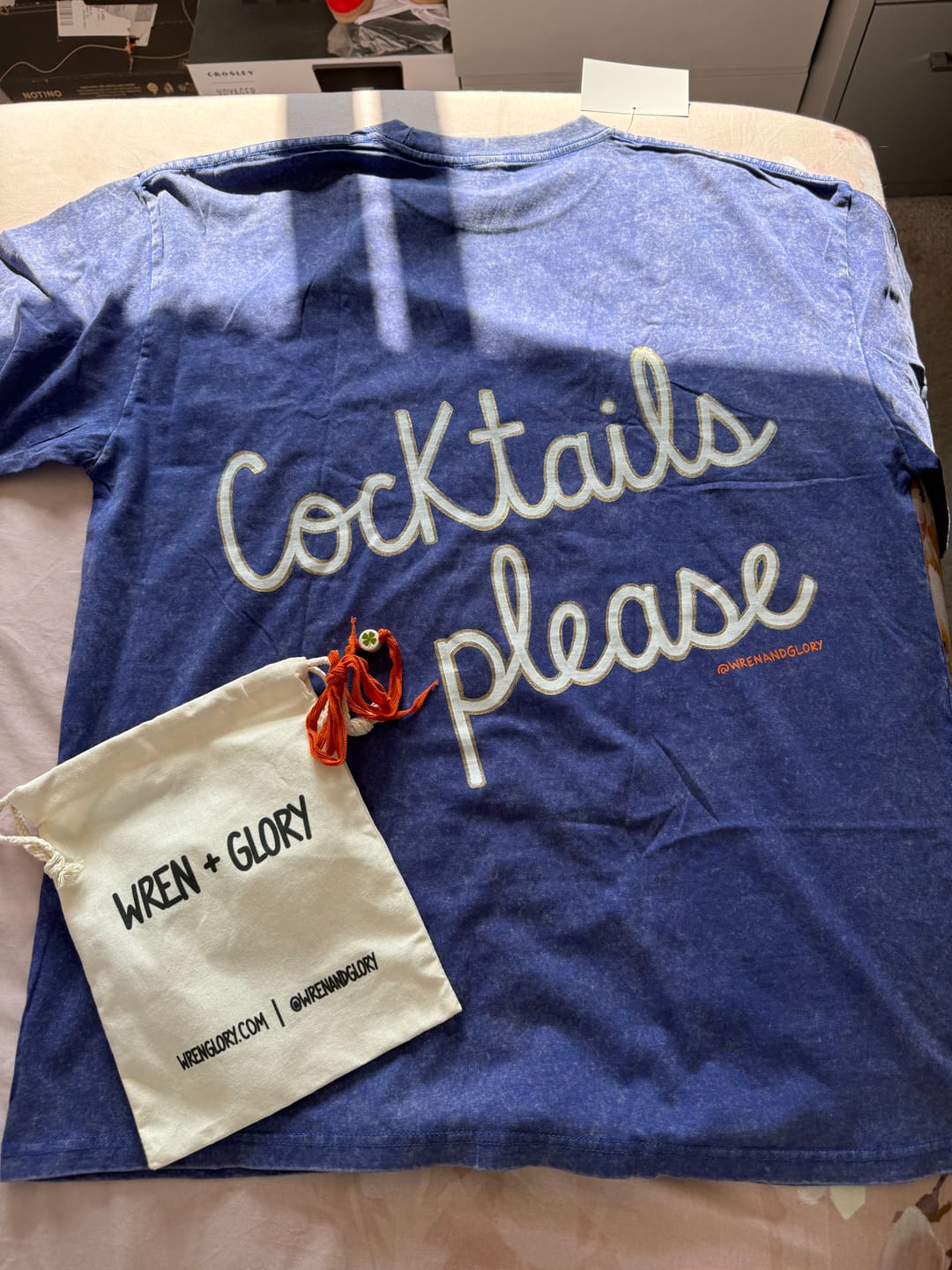 Customer photo review of 'Cocktails, Please' Oversized T Shirt