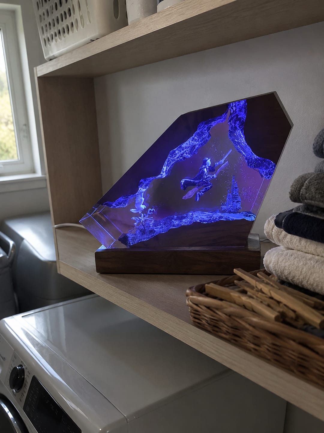 Customer photo review of Zauberwelt Harzlampe mit LED-Licht