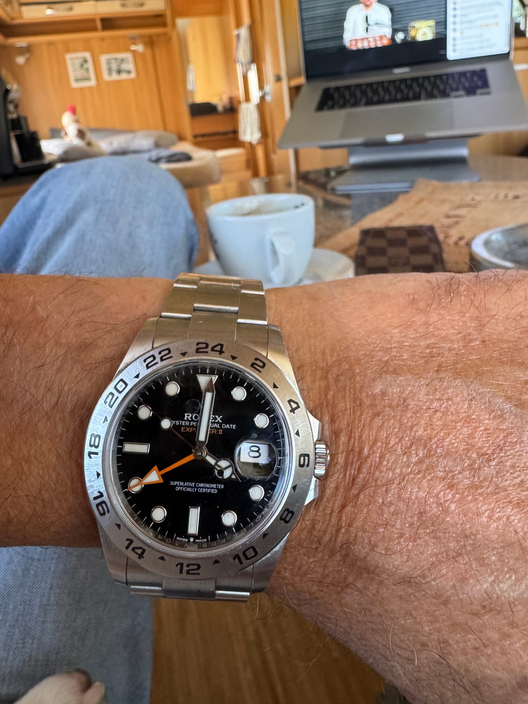 Customer photo review of Rolex Explorer II - 226570 - Full-Set