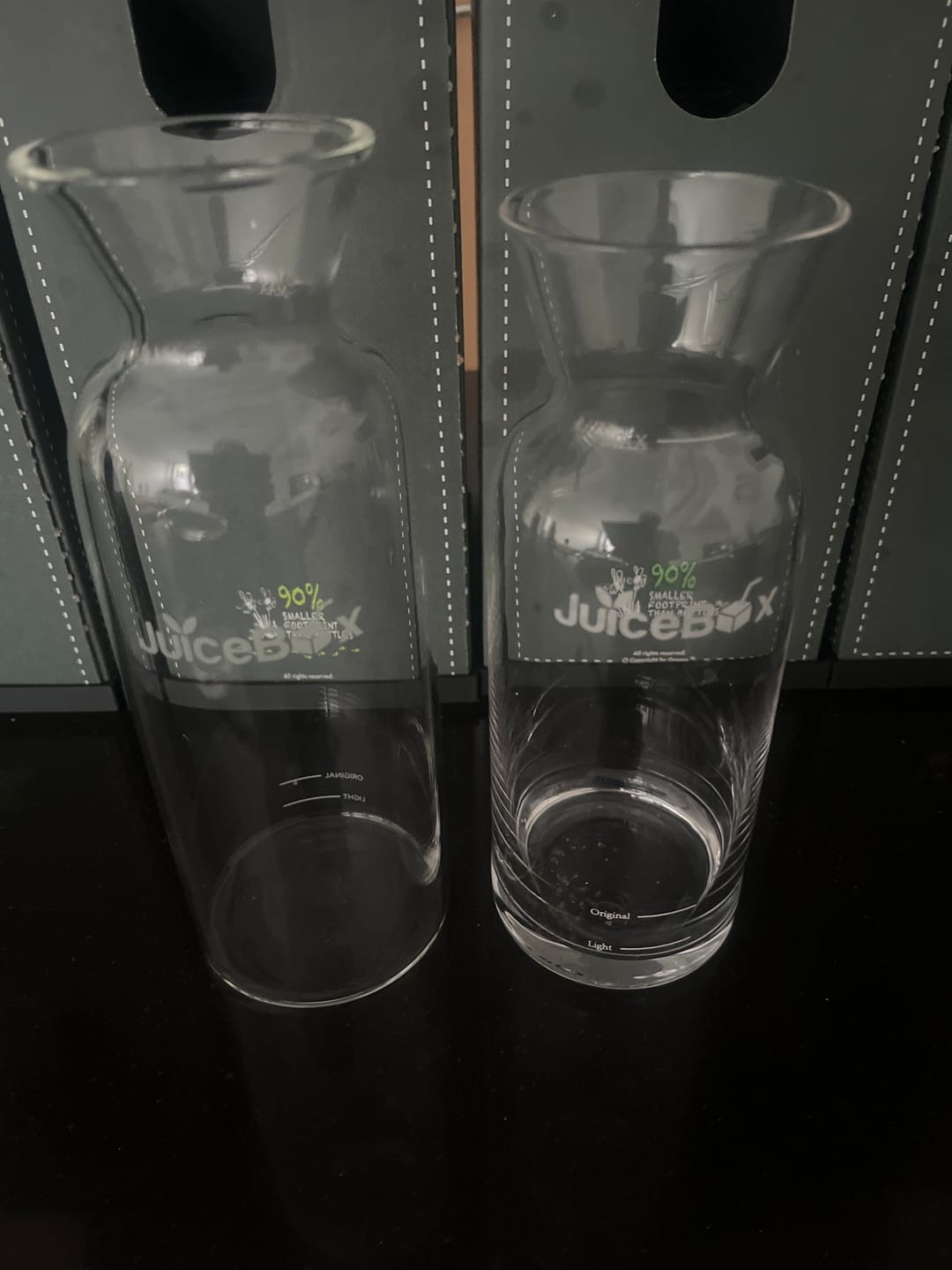 Customer photo review of JuiceBox Glaskaraffen Set - 2x 600ml